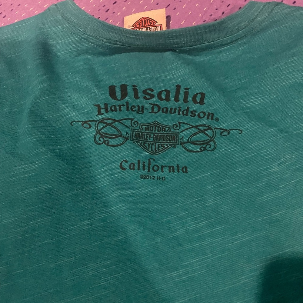 Harley-Davidson Teal Visalia T-Shirt - Picture 3 of 3